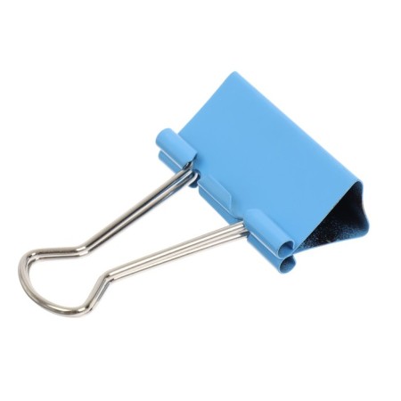 Paper clamps 32 mm, 12 pieces, Devente, metal, mix x 4 colors, cardboard box-2