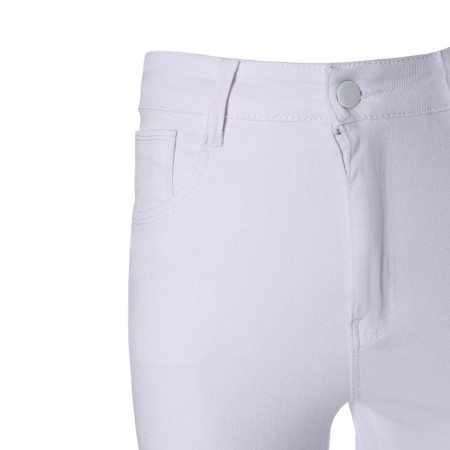 Women's jeans shortened, white color, size 46 (30)-5