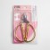 Scissors for needlework, mowed blade, 5 ", 12 cm, gold color
