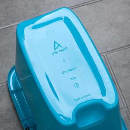 A rectangular bucket, 9.5 l, color mix-4