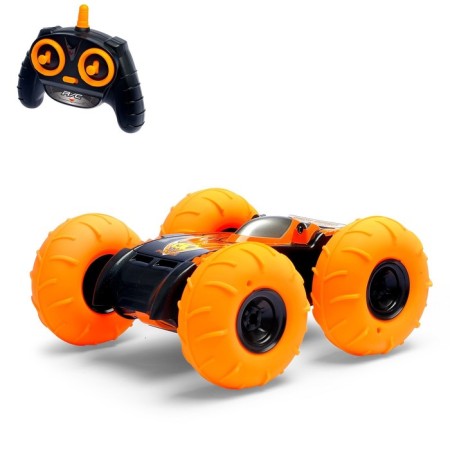 Radio -controlled machine "Crazy", with a battery, pneumatic wheels, orange