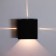 Facade lamp Arte Lamp Algol A1445al-4BK, LED, 4x1 W, 3x12x12 cm, 100 lm, black