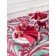 FIR tablecloth, patterns, size 140x150 cm, red