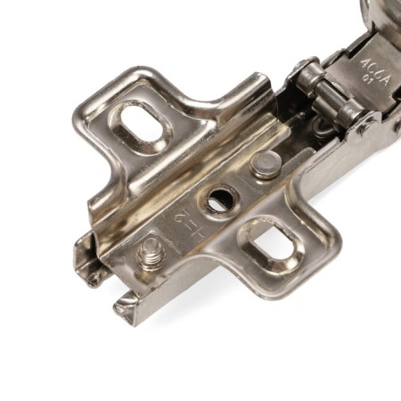 Liabeth loop Slide-on, with a bar h = 2 under a self-tapping screw, an opening angle of 100 °-4