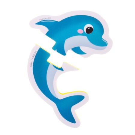 Soft puzzle for kids "sea animals", 5 puzzles, crumb me-2