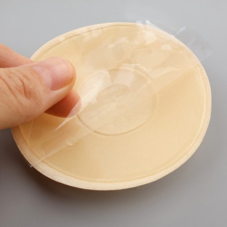 Stikini reusable, d = 8 cm, beige color-2