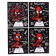 Notebook in a cage 24 sheets, 4 types of mix, cover coated cardboard, spider-man