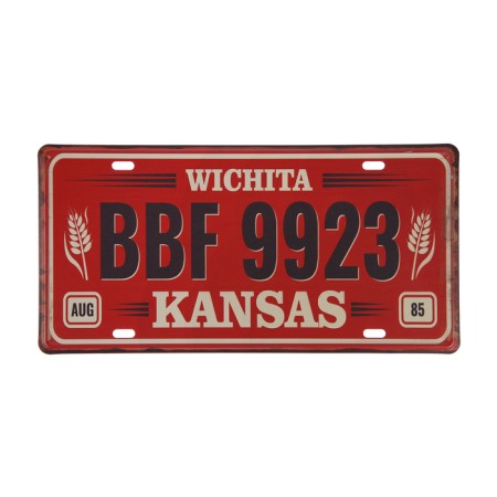 Decorative license plate, Kansas, 30 × 15 cm