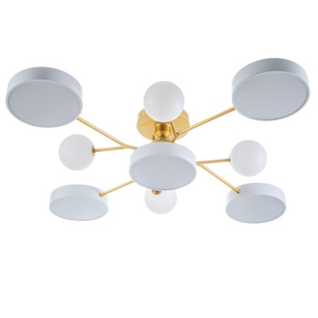Almony Causenge 5XLED 176W 3000-6000K 4xg4 with a white-gold 84x84x17 cm Bayerlux