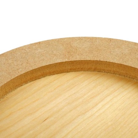 Tablet Round Wooden Plywood D-30 X 2 cm, Pine, Calligrata-2