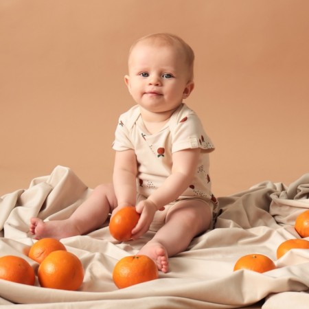 Body Kroshka I'm oranges r. 68-74, milk-1