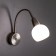 Sconces Citilux "sonata" CL520311, 9x22 cm, 1x60W, E14, gray color gray