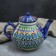 Rishtan ceramics "Patterns", 1600 ml, blue mix