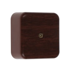Single box for the cable channel Ural Pak, 50x50x20, IP40, Dark Tree, KR-513180050