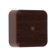 Single box for the cable channel Ural Pak, 50x50x20, IP40, Dark Tree, KR-513180050