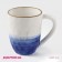 Porcelain shade "Cosmos", 400 ml, blue color
