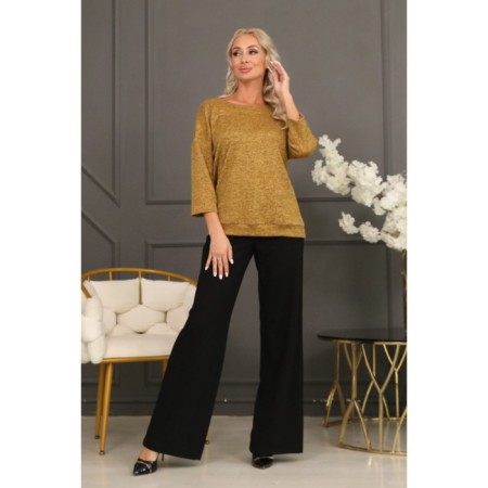 Female jumper, size 46, mustard color-14