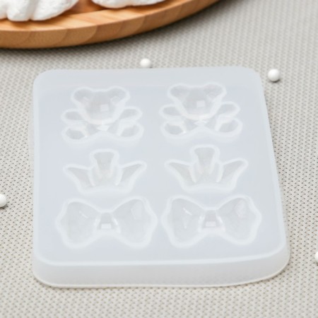 Mold "Princess Partys", silicone, 12 × 9.5 × 1 cm, cell 3.5 × 3 cm-3