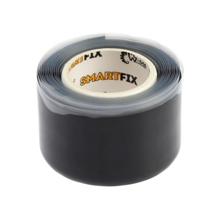 Waterproofing tape W-con Smartfix Hydro, silicone, black, 2.5 x 150 cm