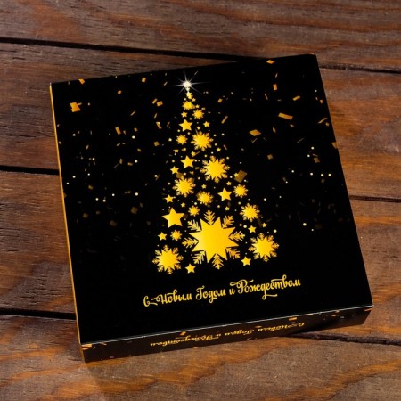 Packaging for sweets 16 pcs “Christmas trees” 17.7 x 17.7 x 3.8 cm-2