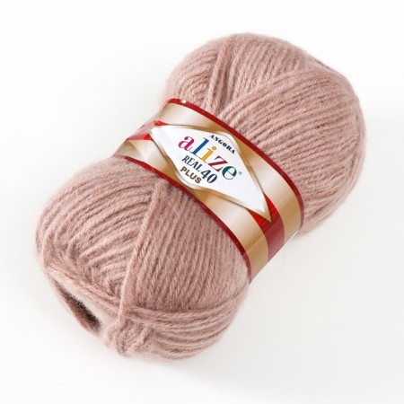 Yarn "Angora Real 40 Plus" 40% wool, 60% acrylic 225m/100g (541)-1