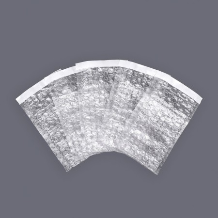 A package of runway with a valve and a glue layer, p/e, 8 x 12 + 5 cm, set 50 pieces-1