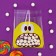BOPP package with sticky tape, "monstrik", 14*14+3cm