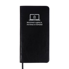 Book D/PBS LOG and Password A7+ 56 L Escalada, soft region, leather claim, TIS F, Las, BL 70g/m², black