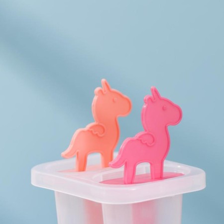 Form for ice cream "Unicorns", 7.5 × 6 × 15 cm, 2 cells, color mix-1