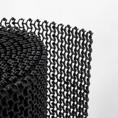 Coating carpet bristle without the base “wave”, in the roll 10 sig.m, segment, black color-3