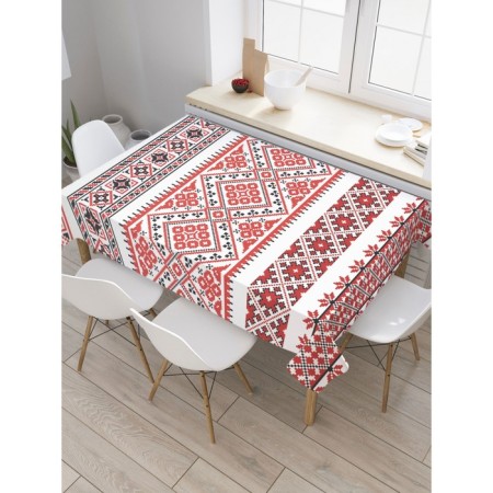 The tablecloth “Folk identity”, rectangular, Saten, size 120x145 cm