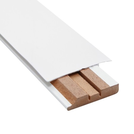 Hidden skirting board SK 60 mm white 2.4 m-3