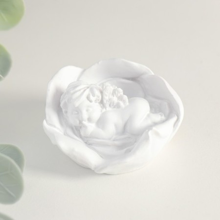 Souvenir "Angel sleeping in the flower" mix 3.5x5x5x5.5 cm-3