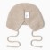 Hat knitted baby I r.48-50, col. beige
