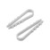 Dubel-Homut "Rosdubeel", for a round cable, nylon, 19-25 mm, white, 100 pcs