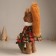 Decor "Squirrel in a winter dress with a handbag" 29.5x16x10 cm