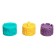 Developing soft cubes - pyramid, Montessori technique, 6 pcs., Bab