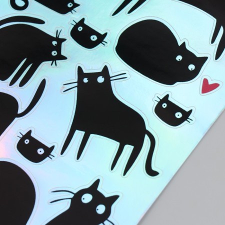 Stickers (stickers) "Cats" 10x15 cm, 5-203-1