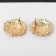 Earrings Metal "Caribbean" circle, color gold