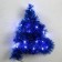 Girland "Mishura" 1 m Rosa, IP20, blue thread, 22 LED, 6 layers, d = 7 cm, white glow, CR2032X2