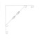 Bracket, Light, 250x250, metal, white, 1 pc.