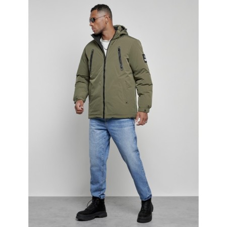 Sports male winter, size 56, khaki color-1