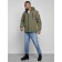Sports male winter, size 56, khaki color