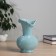 VAZA Keramics Table "Izki" D-10 cm, h-17 cm, blue