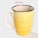 Mug ceramic shade "Sea World", 360 ml, yellow color
