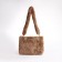 Cross-Bodi Bag on a zipper, brown color
