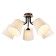 Ceiling light Ambrella Light, Modern, TR4733, 5HE27, Black Color