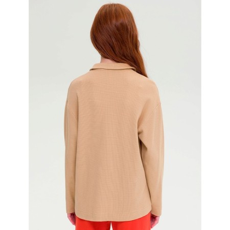 Jumper for girls, height 128 cm, sandy color-1