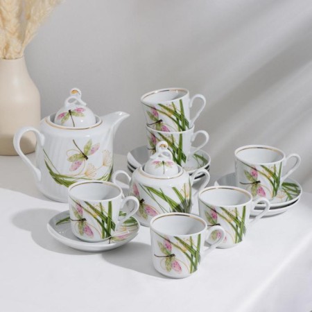 Porcelain Tea Porcelain Service, 14 items