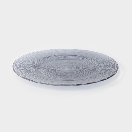 Dining plate Magistro "Reefl", D = 26.7 cm, glass, blue-2